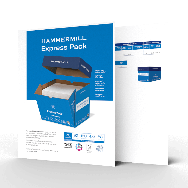 Hammermill Express Pack Sell Sheet